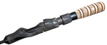 Удочка зимняя для блеснения Штекерная Kaida Gold Shark 600 Hard 60см Ручка пробка 1колено 4кольца