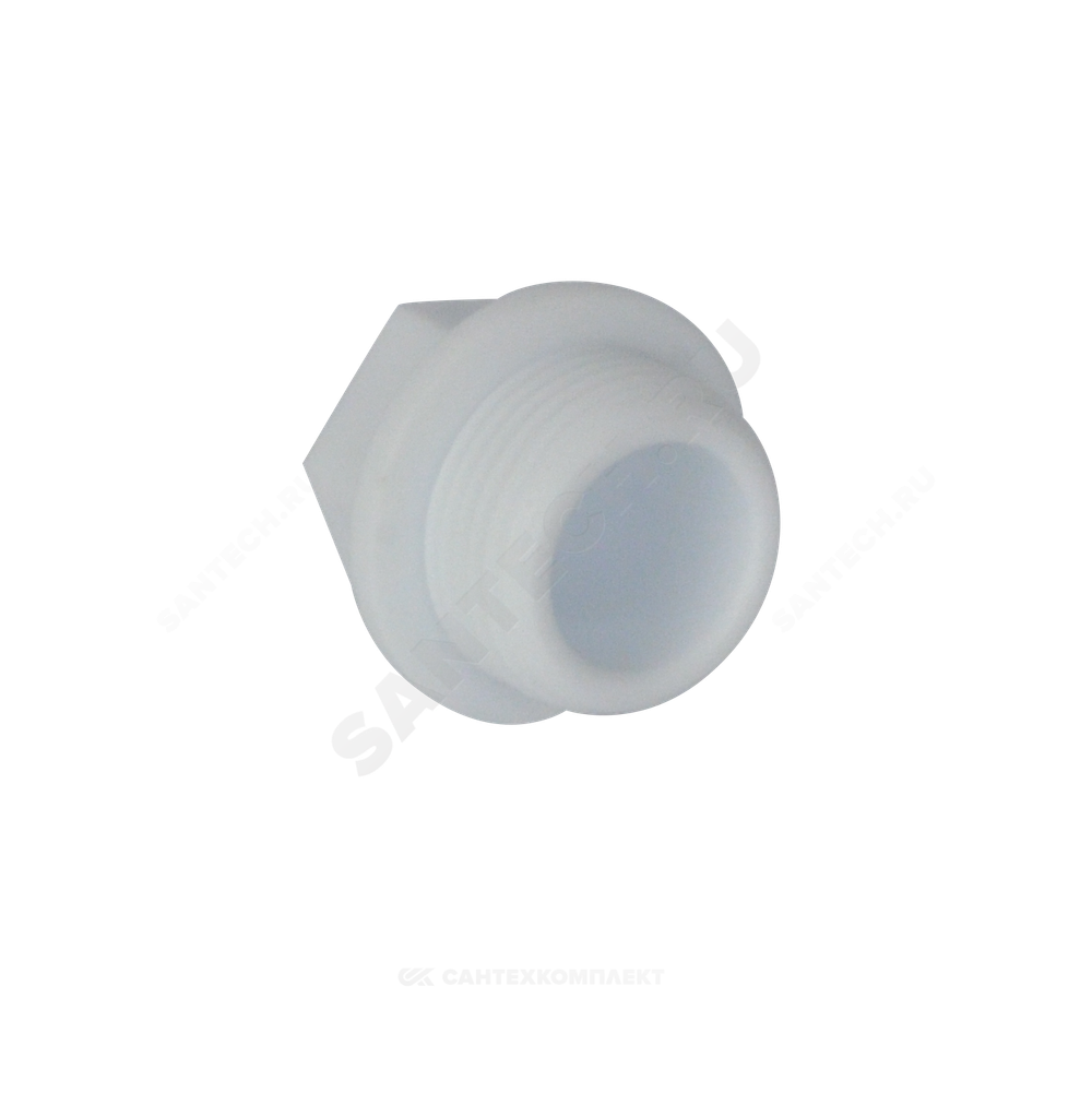 Заглушка (пробка) PP-R белая Дн 32х1" НР VALFEX 10163032