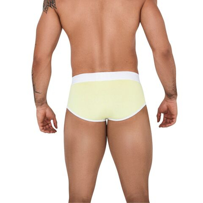Желтые мужские трусы-брифы Tethis Piping Brief (Размер: XL) (Цвет: желтый)