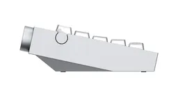 Lofree Hyzen67 Silver — боковой профиль и управление
