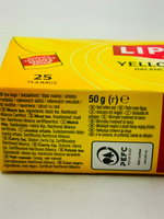 Чай черный Lipton Yellow Label, 25 пакетиков, 50 г