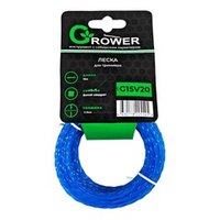 Леска для триммера 3,0мм 15м. витой квадрат G15V30 GROWER 208642