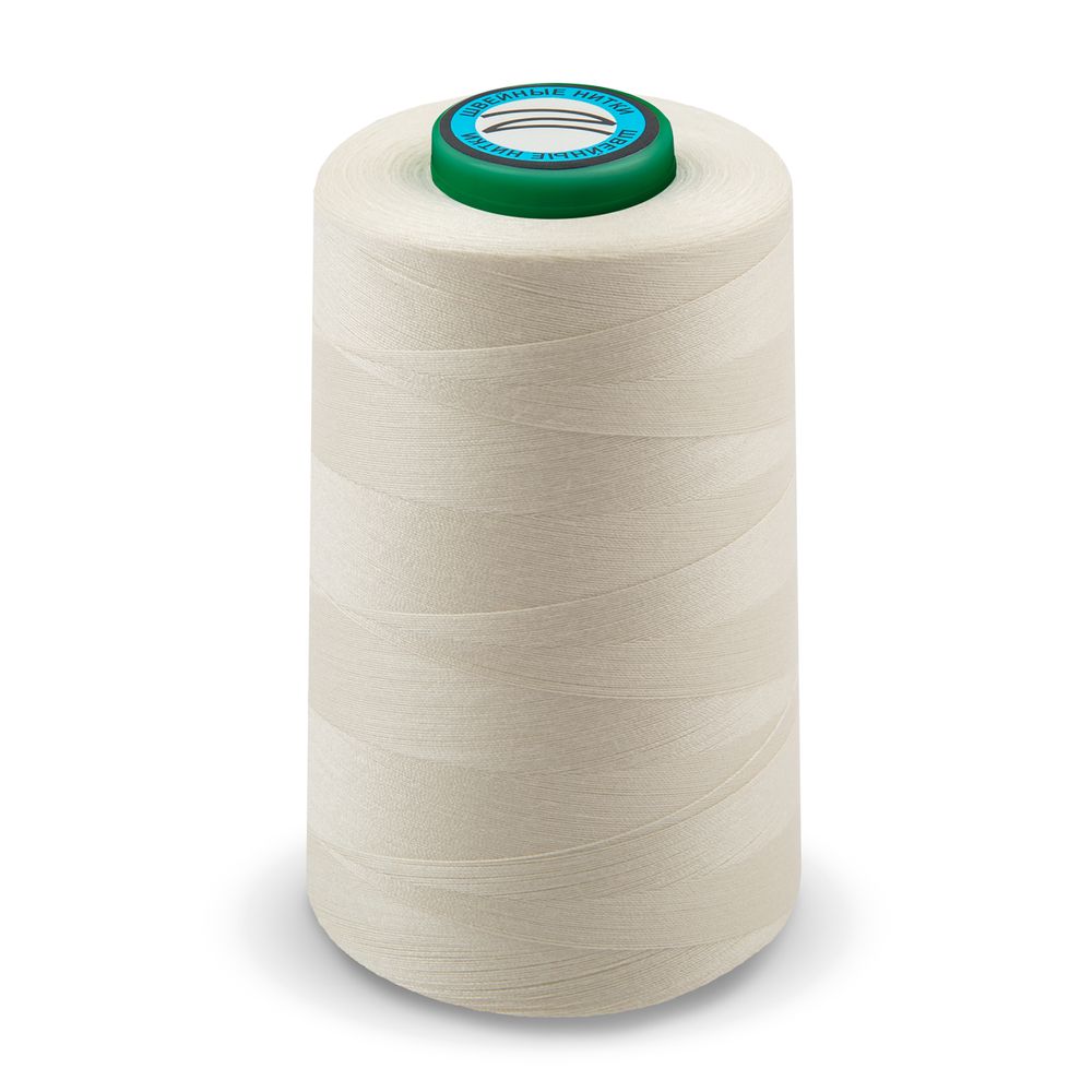 Нитки универсальные Nitka 40/2, 4570 м (5000 ярд) / 1 кат., 126 кремовый