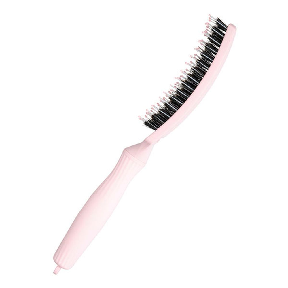 Щетка для волос Olivia Garden Fingerbrush Care Iconic Boar&Nylon Pastel Pink M - 3