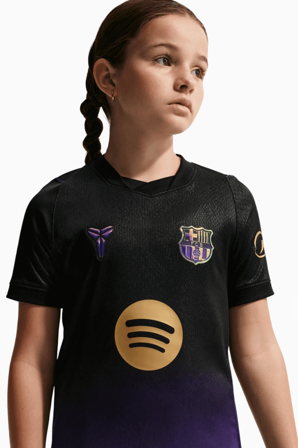 Футболка Nike FC Barcelona x Kobe 26/27 Away Stadium Junior - фиолетовый