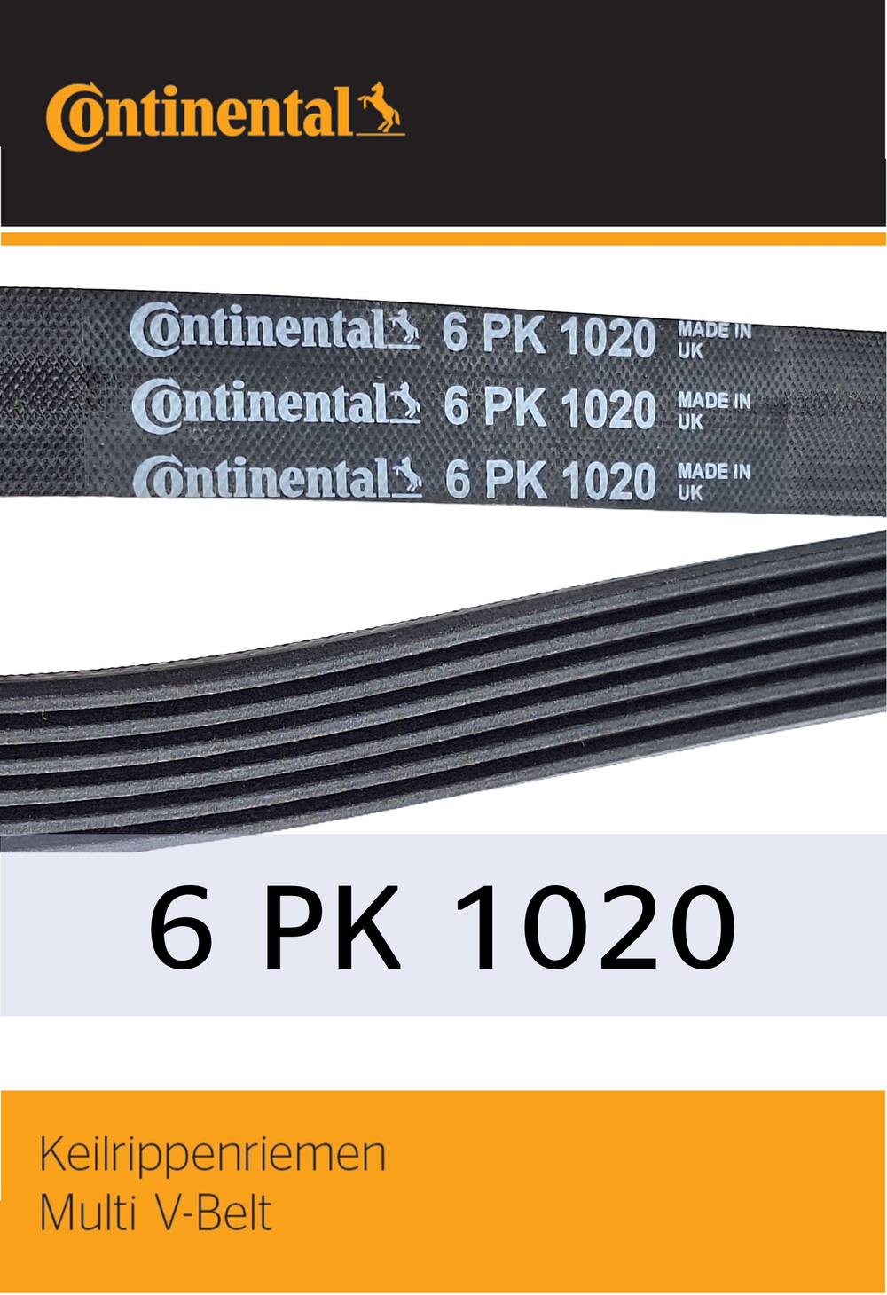 Ремень поликлиновый Continental 6PK1020