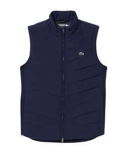 Женский теннисный жилет Lacoste Sport Quilted Golf - navy blue