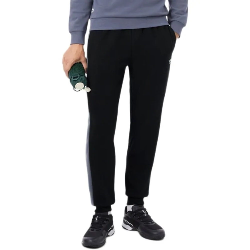 Мужские теннисные штаны Lacoste Sport Sweatpants - black/grey