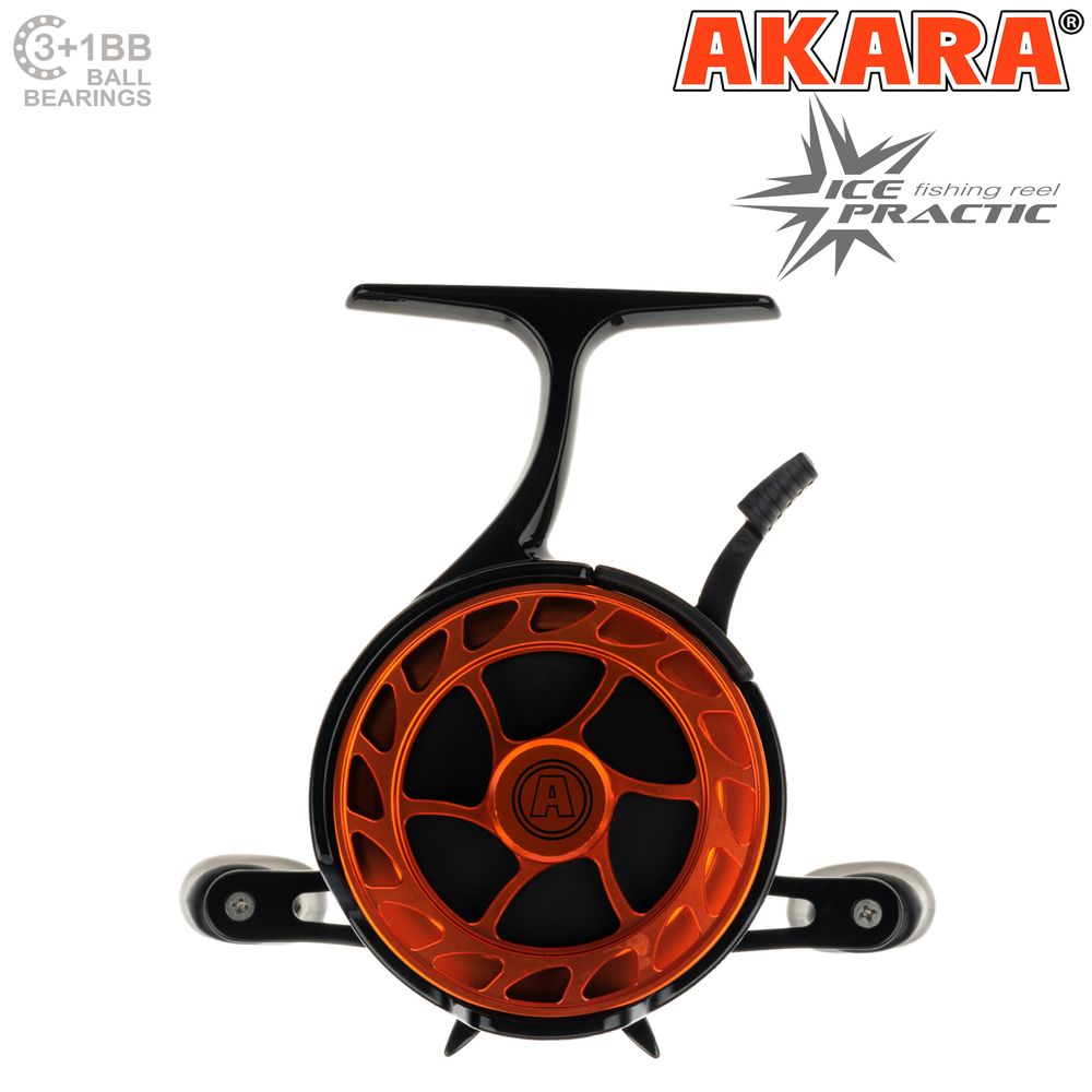Катушка мультипликаторная зимняя Akara Ice Practic 3+1 bb