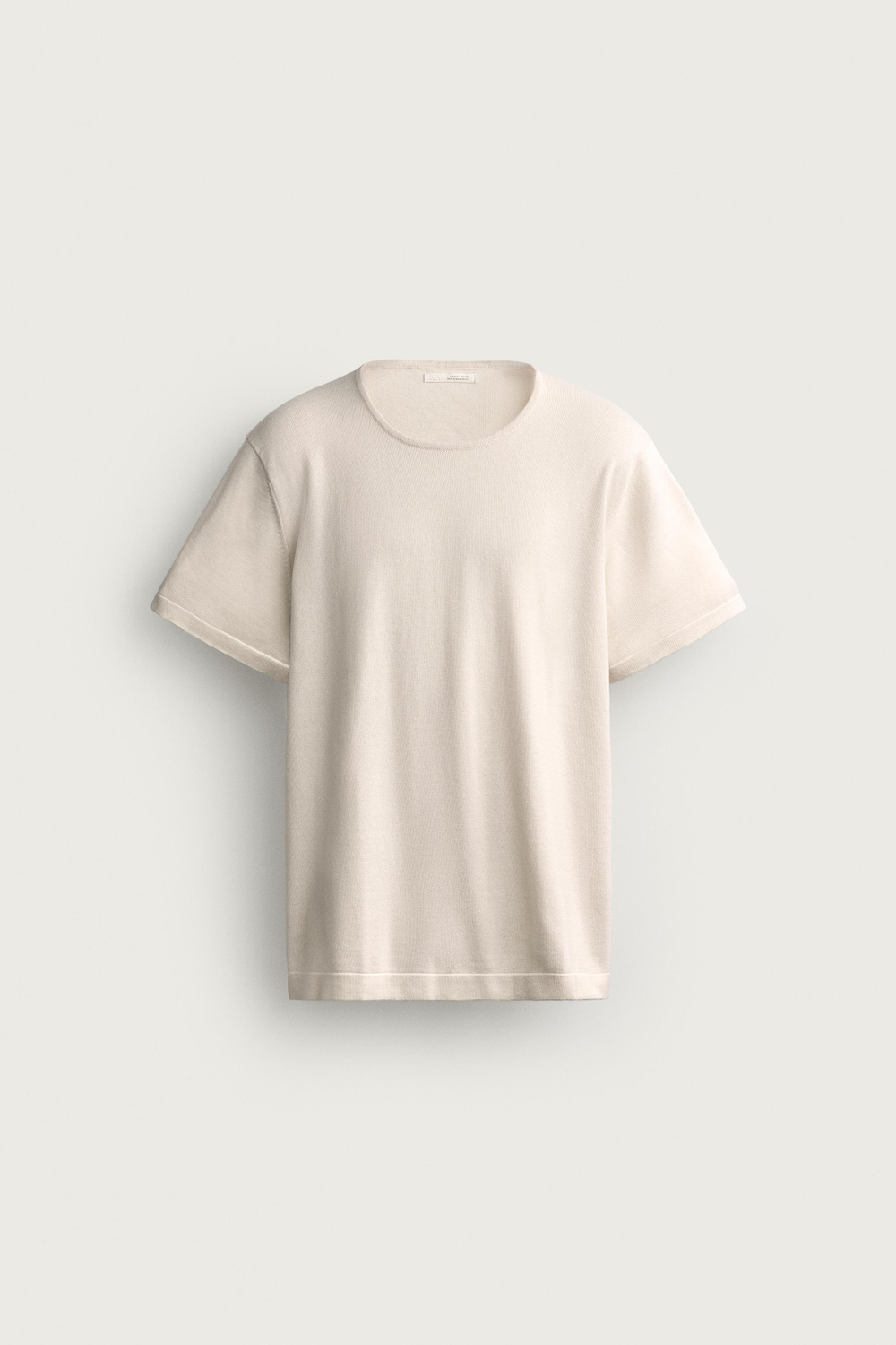 ФУТБОЛКА ИЗ ТРИКОТАЖА REGULAR FIT — ZARA