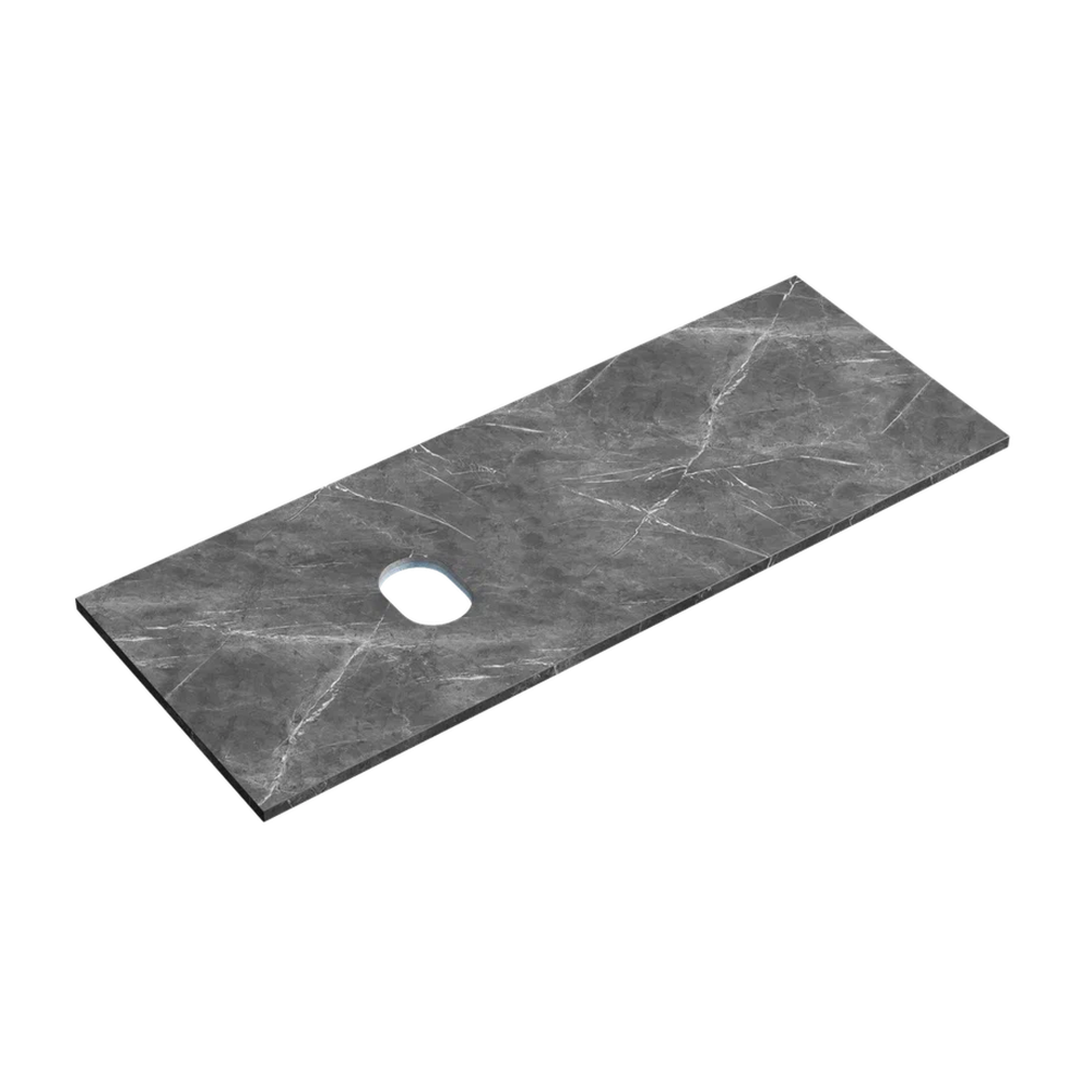 Sancos Столешница для ванной комнаты 1200х460 без отверстия под смеситель, black sky, TT120A1L, левая