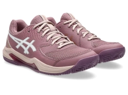 Женские кроссовки для padel Asics Gel-Dedicate 8 Padel - purple oxide/white