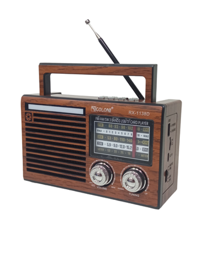 Радиоприемник с MP3 плеером и Bluetooth TWS AC/DC RX-1138D