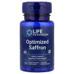 Life Extension, оптимизированный шафран, 60 вегетарианских капсул (78 мг в 1 капсуле)
