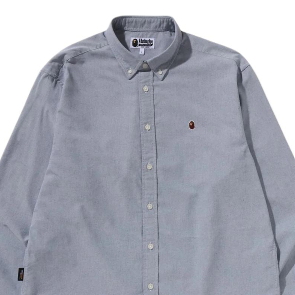A Bathing Ape Bathing Ape Embroidered Logo Shirt черный