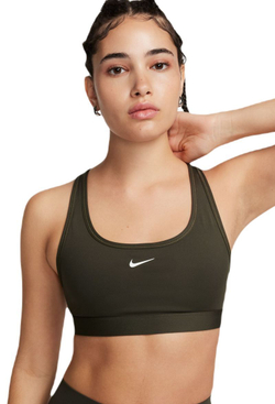 ТОП теннисный Nike Swoosh Light Support Non-Padded Sports Bra - cargo khaki/white