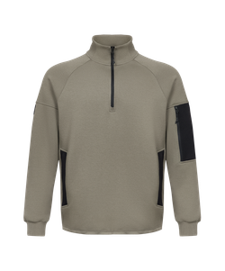 Свитшот на молнии 1/4 JOGEL Power Inside Half Zip Sweatshirt, черный/оливковый