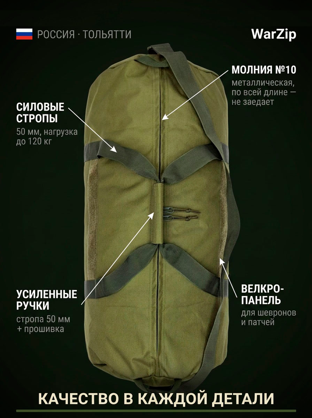 Баул «Боец», хаки