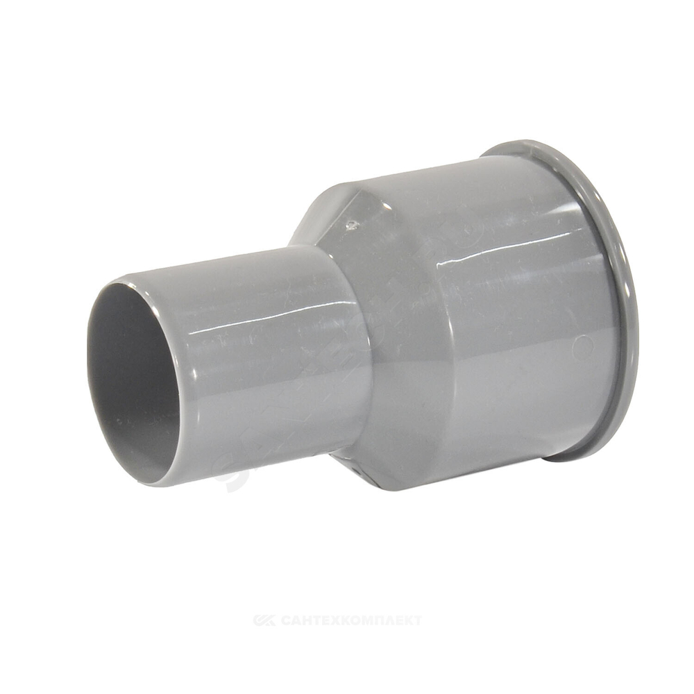 Переход PP-H на чугун серый BASE Дн 110х124 б/нап без манжеты VALFEX 23124110
