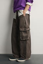 БРЮКИ CARGO RELAXED FIT СО ШВАМИ — ZARA