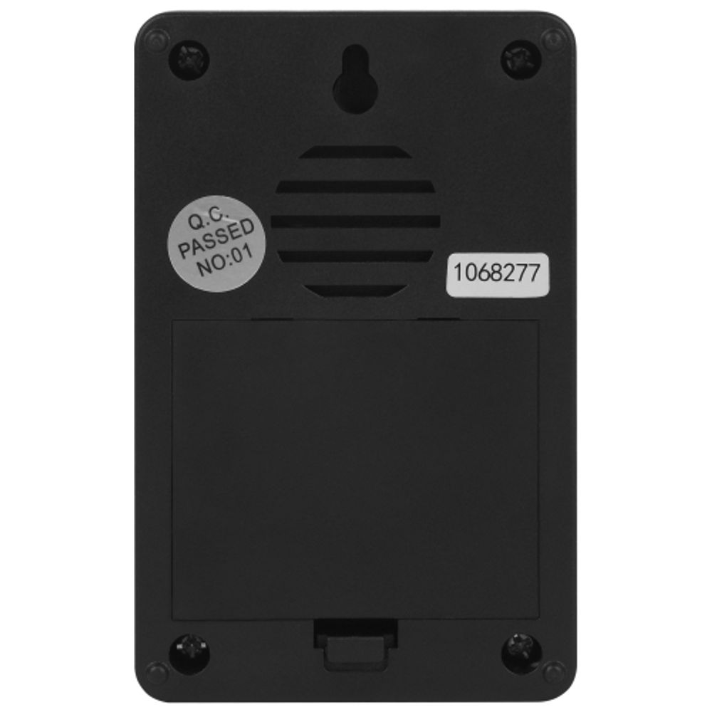 Звонок дверной Intro MP103B беспроводной LED подсветка IP44 150 м чёрный 38 мелодий | Электрозвонки беспроводные