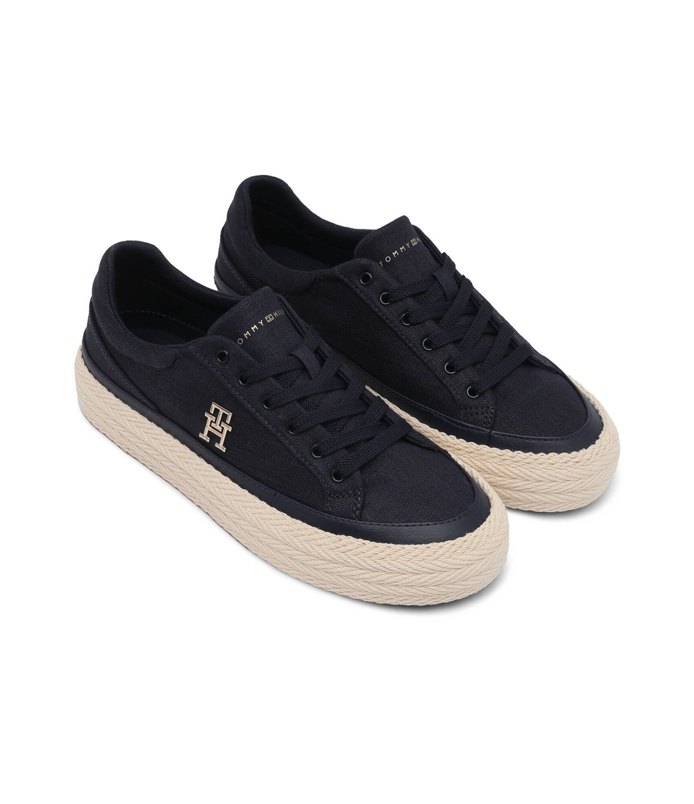 Льняное кроссовки VULC Tommy Hilfiger - темно-синий(FW0FW07673)