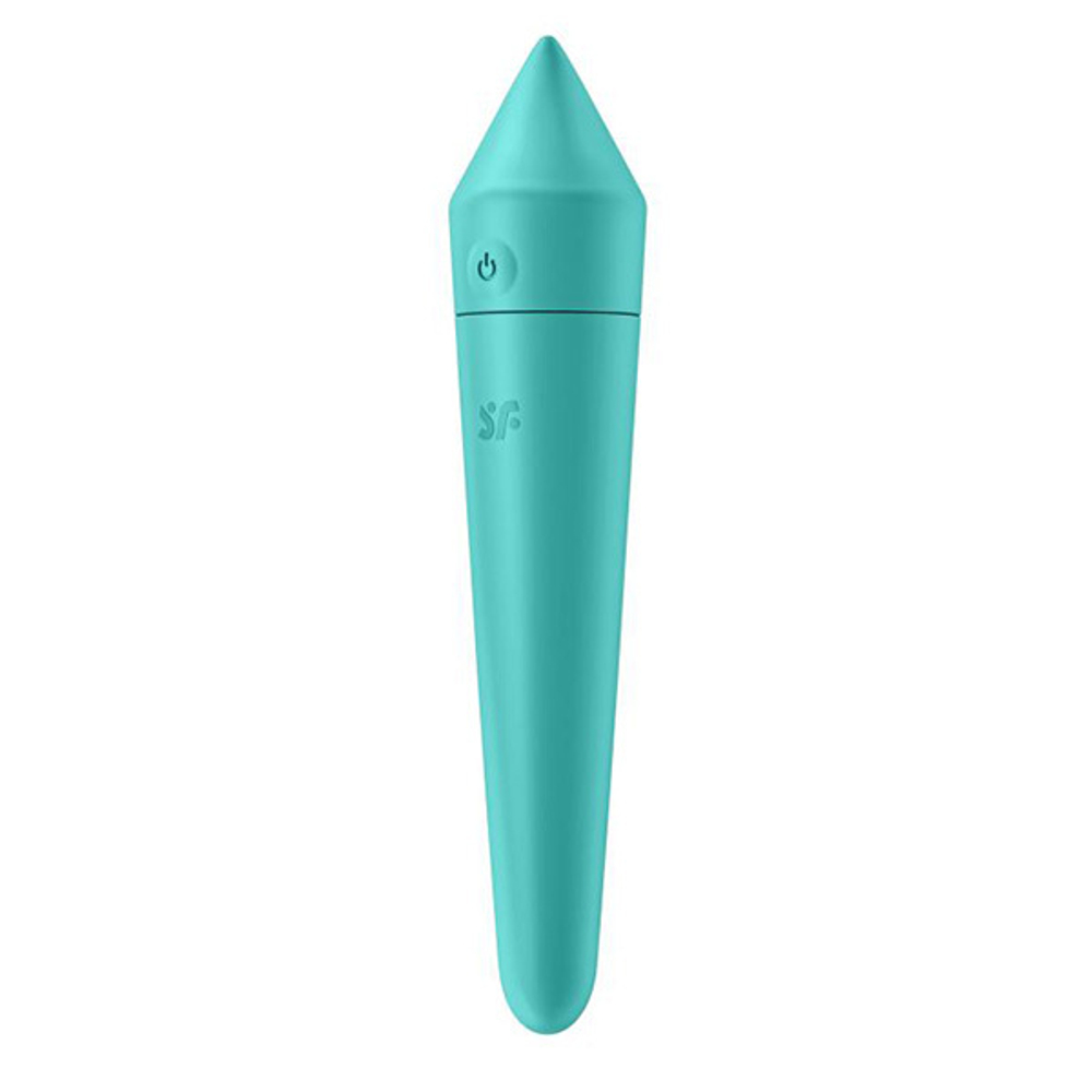 Бирюзовый мини-вибратор Satisfyer Ultra Power Bullet 8