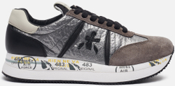Premiata Conny 1493 серые с коричневым