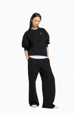 Кофта adidas Essentials Crew Long Fleece OS - черный