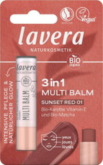Блистерный бальзам Multi Balm - Красный закат 01 Lavera Naturkosmetik, 5 гр