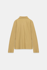 РУБАШКА СО СКЛАДКАМИ И ПУГОВИЦАМИ — ZARA