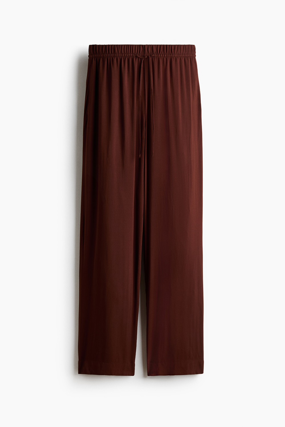 Широкие брюки из вискозы на резинке - H&M