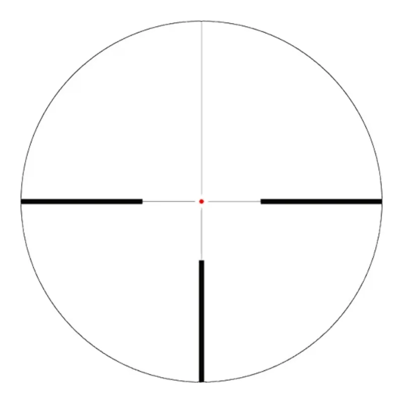 Прицел оптический BRITE WA4X 2.5-10X50 IR - прицельная сетка с красной точкой