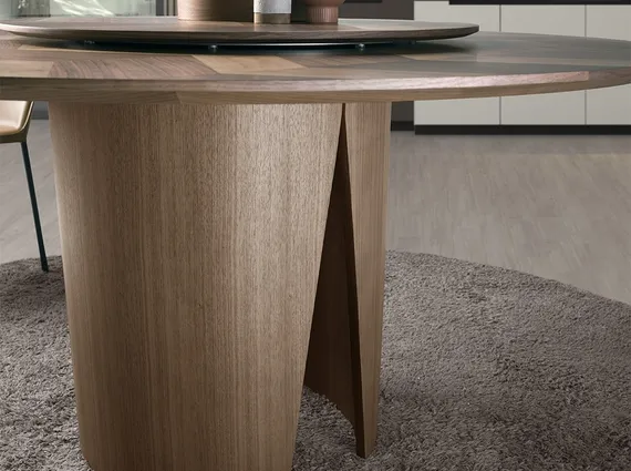 Стол Angel Cerda 1130, Ø150 см, орех