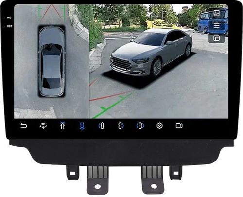 Магнитола для Mazda CX-3 2014-2023 (цветной экран) - FarCar BX10-360-9599B монитор 10.36" 2K QLED на Android 13, Быстрая, CarPlay, 4G SIM-слот, 4 камеры в комплекте