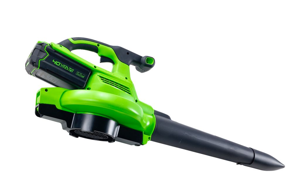 Аккумуляторный воздуходув пылесос Greenworks GD40BV, 2406907,40v, без АКБ и ЗУ