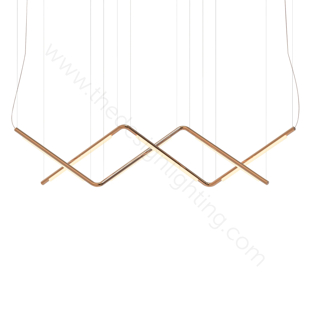 Pendant design lamp  Pipeline by ANDlight (Gold)