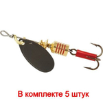 Блесна для рыбалки вращающаяся AGLIA 2, SILVER, 1 штука