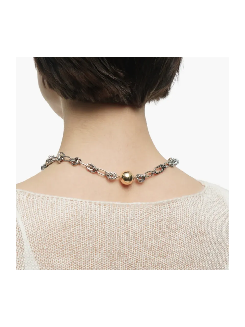 Колье Узел / Knot silver