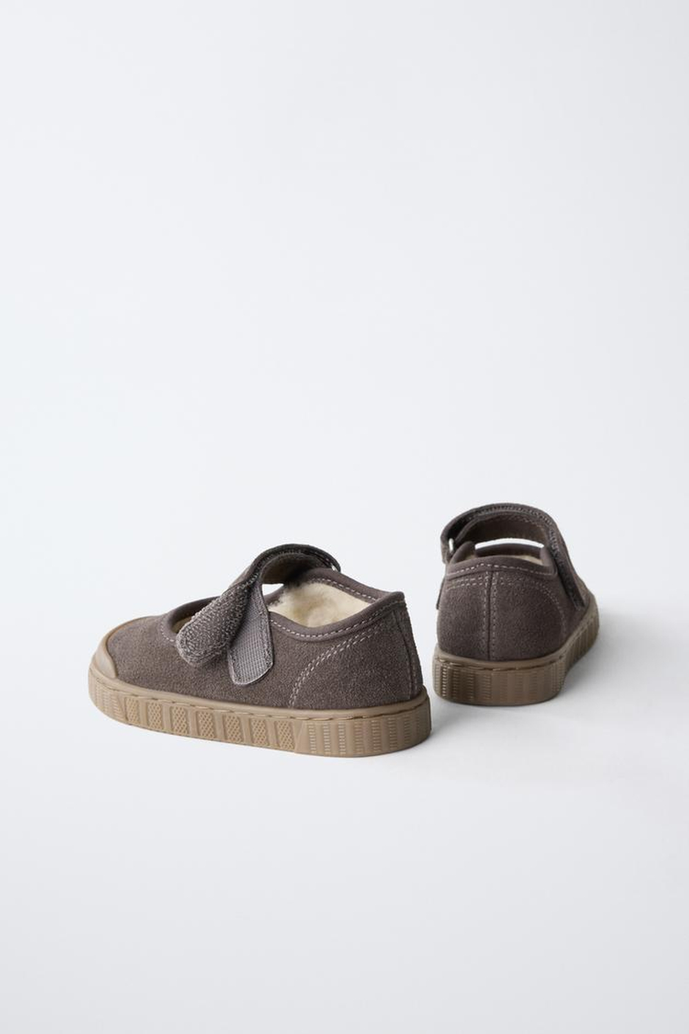ZARA КОЖАНЫЕ BAREFOOT-КРОССОВКИ, ШОКОЛАДНЫЙ