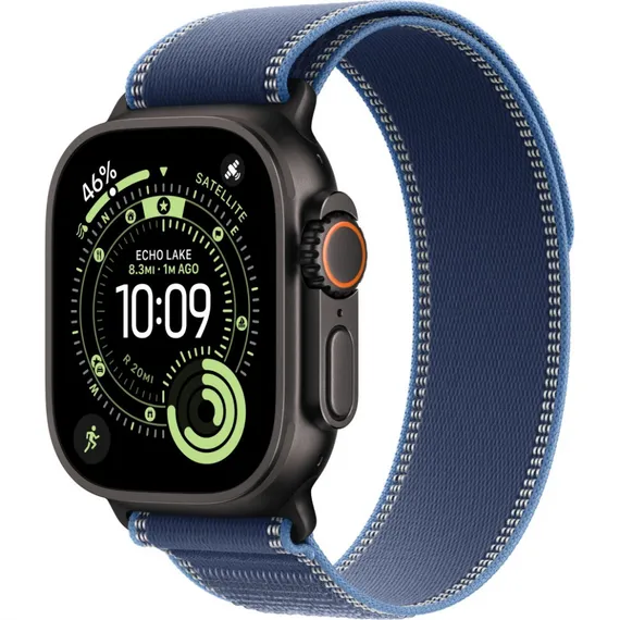 Умные часы Apple Watch Ultra 3 49 мм Black Titanium Trail Loop Синий Blue/Bright Blue