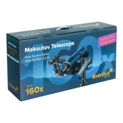 Телескоп Levenhuk New Skyline BASE МАК 80/850 AZ-M - фирменная упаковка товара