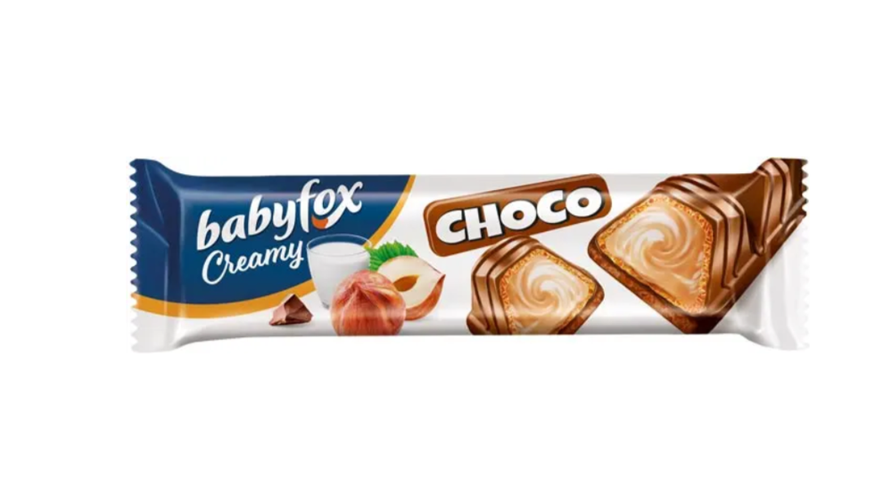 Шок батончик Яшкино Бебифокс CREAMY Choko Шоколад 23 гр.