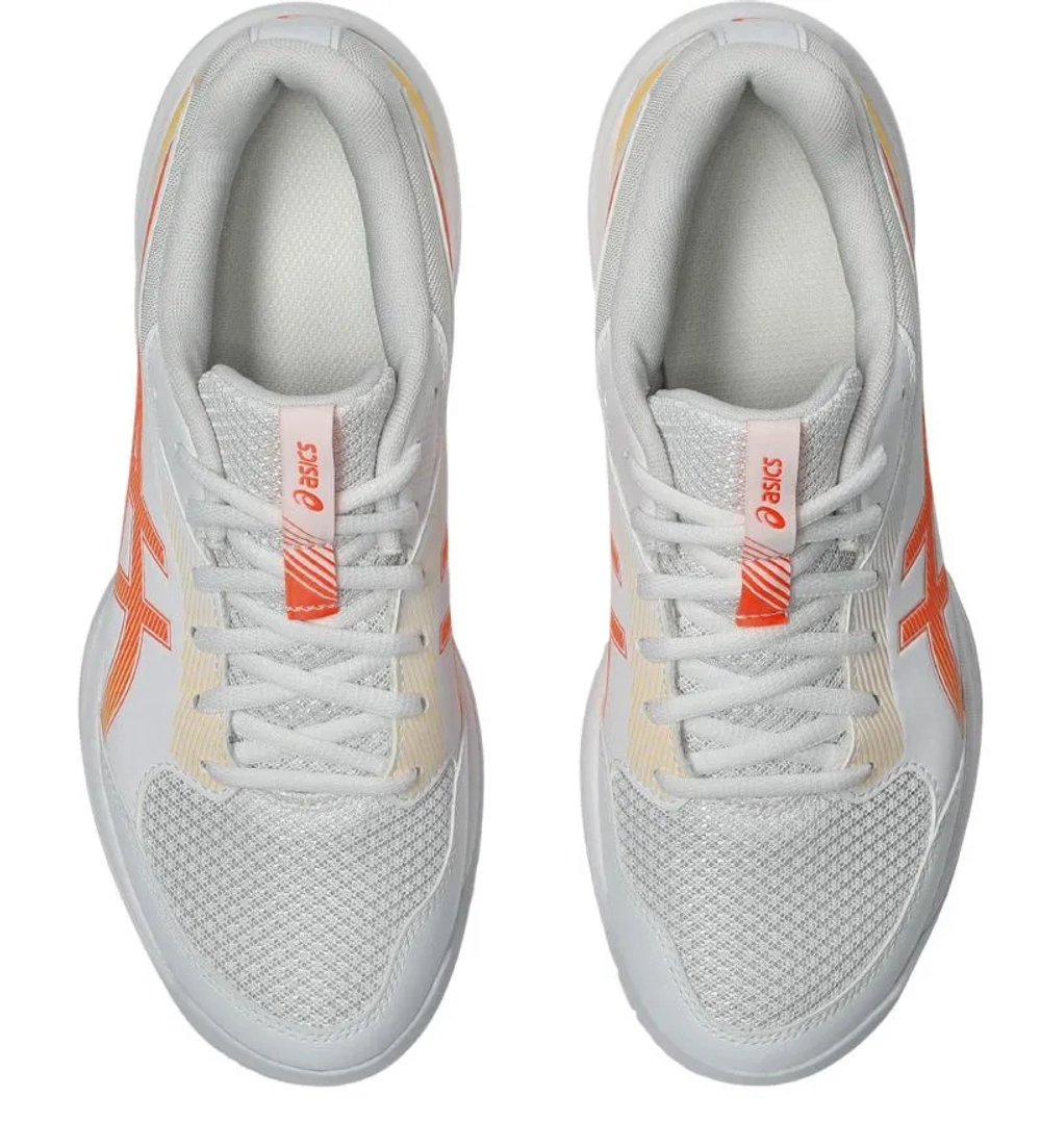 Женские кроссовки для бадминтона/сквоша Asics Gel-Task 4 - white/vivid coral