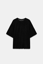 ФУТБОЛКА ОВЕРСАЙЗ С КОРОТКИМИ РУКАВАМИ — ZARA