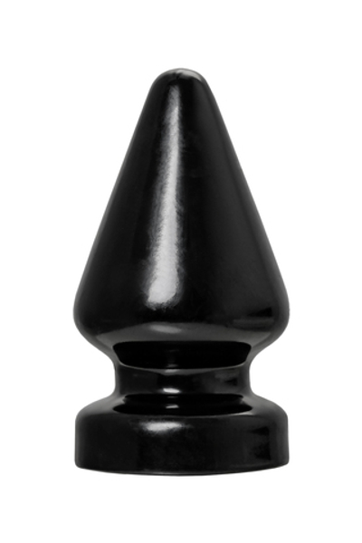 Анальная втулка TOYFA POPO Pleasure Draco β, PVC, черная, 21 см, Ø 11,5 см