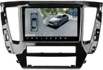Магнитола для Mitsubishi Pajero Sport 3 2020-2024, Montero Sport (прямоугольный климат) - FarCar BX3118M-360 монитор 9.5" 2K QLED на Android 13, Быстрая, CarPlay, 4G SIM-слот, 4 камеры в комплекте