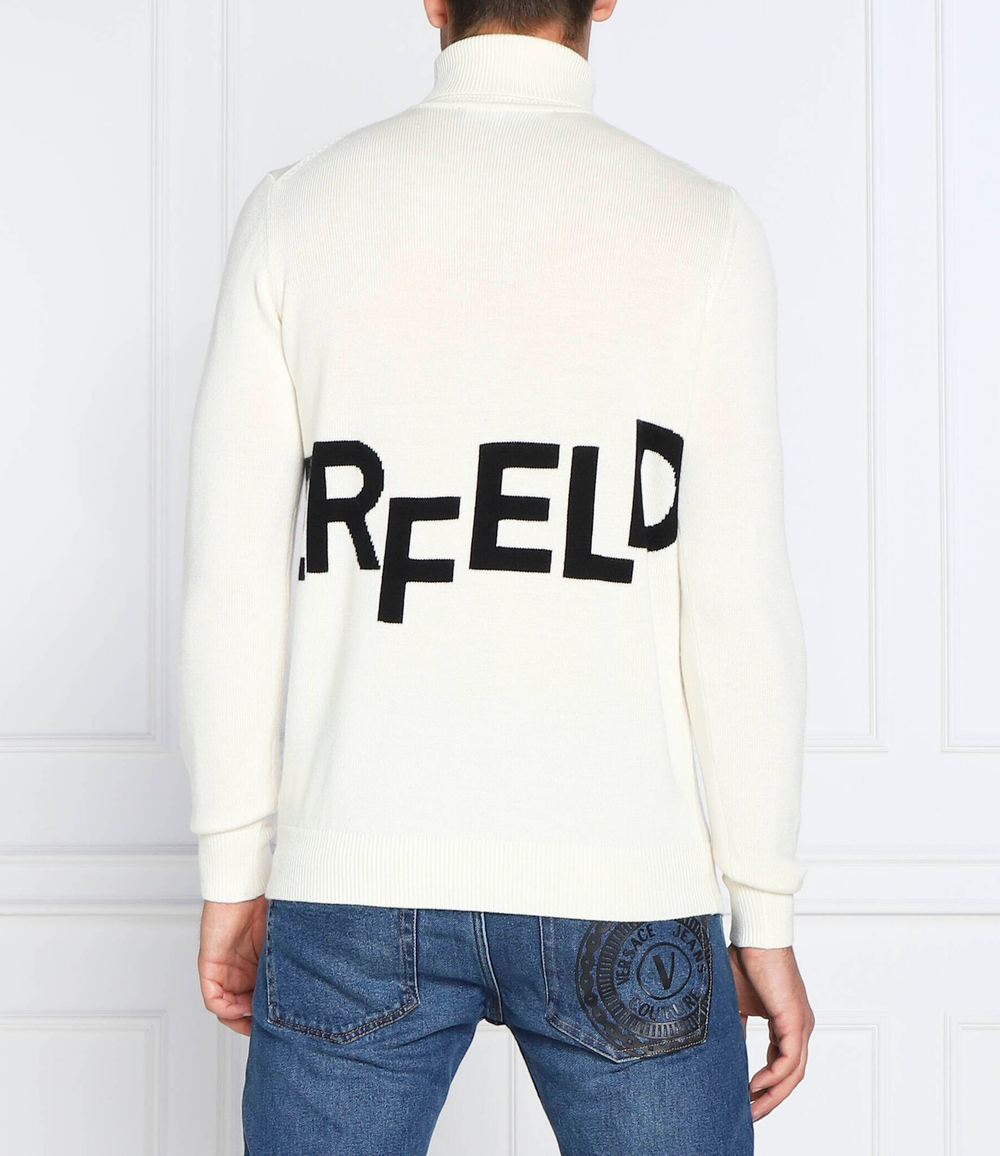 Хлопковый гольф Karl Lagerfeld - кремовый(655020 524399)