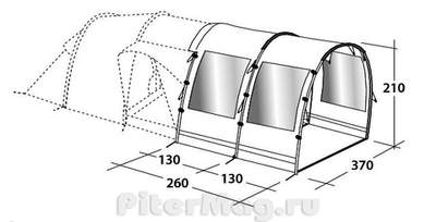 Палатка Outwell Nevada MP [110588]