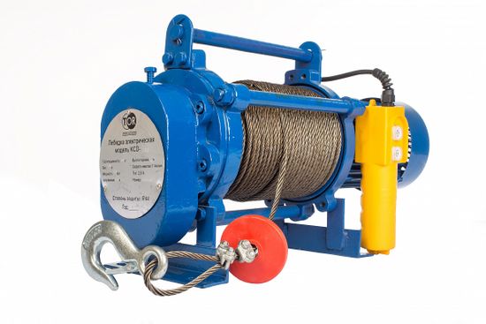 Лебедка TOR CD-300-A (KCD-300 kg, 220 В) с канатом 70 м